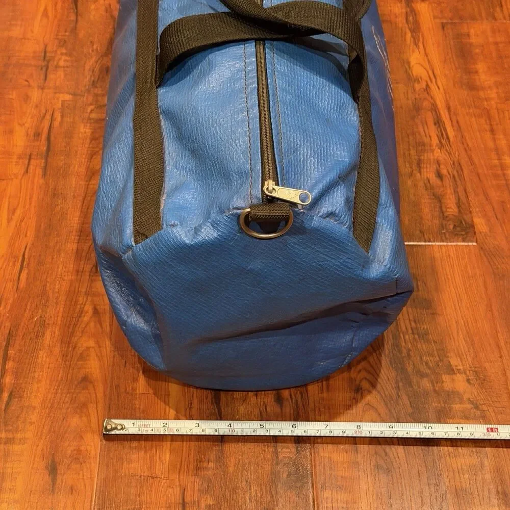 Rare Vintage 1980’s Dodgers Baseball Vinyl Barrel Zip-Up Duffel Bag